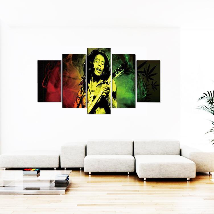 Tableau Rasta  Bob Marley
